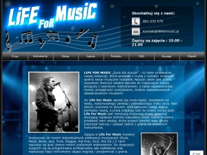 Life For Music - lekcje gitary, perkusji, pianina w Warszawie